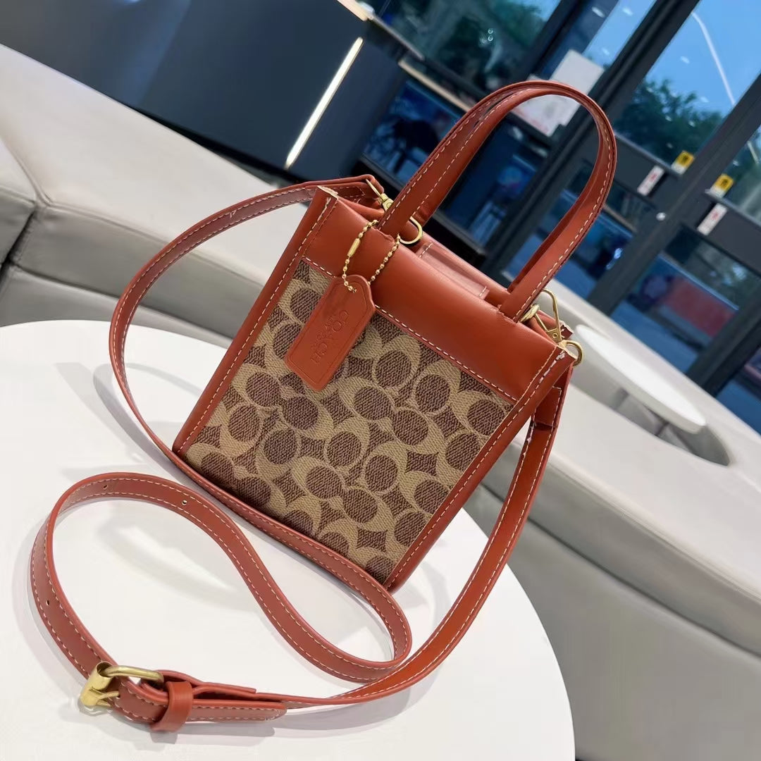 Luxe Texture Leather Handbag 013