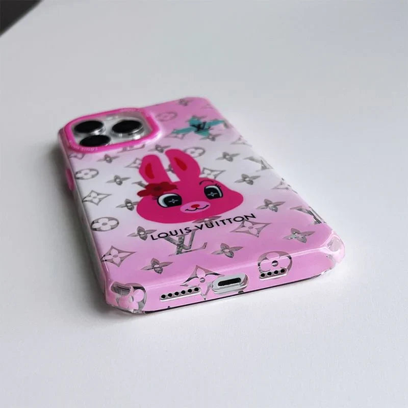 Lou Duck & Rabbit Square iPhone Case