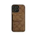 Coach iPhone Case With  Wallet Light Brown-HP240513