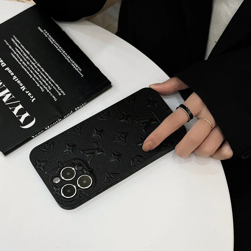 Lou Color Leather iPhone Case