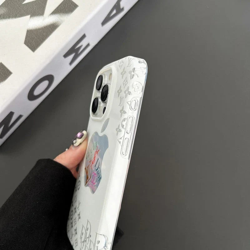 CD GG CC Lou White iPhone Case