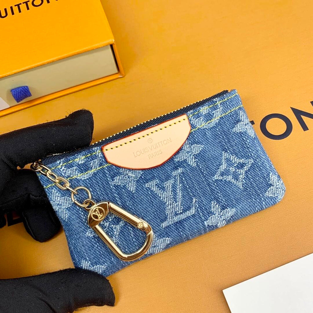 Luxury  Monogram Coin Pouch – Stylish & Compact Keychain Wallets