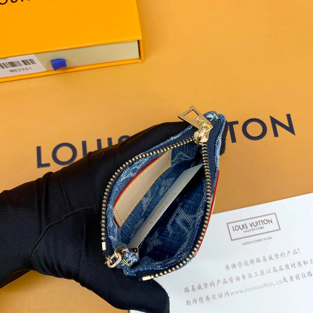 Luxury  Monogram Coin Pouch – Stylish & Compact Keychain Wallets