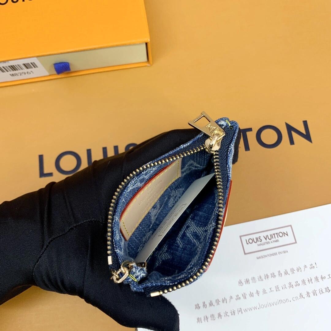 Luxury  Monogram Coin Pouch – Stylish & Compact Keychain Wallets