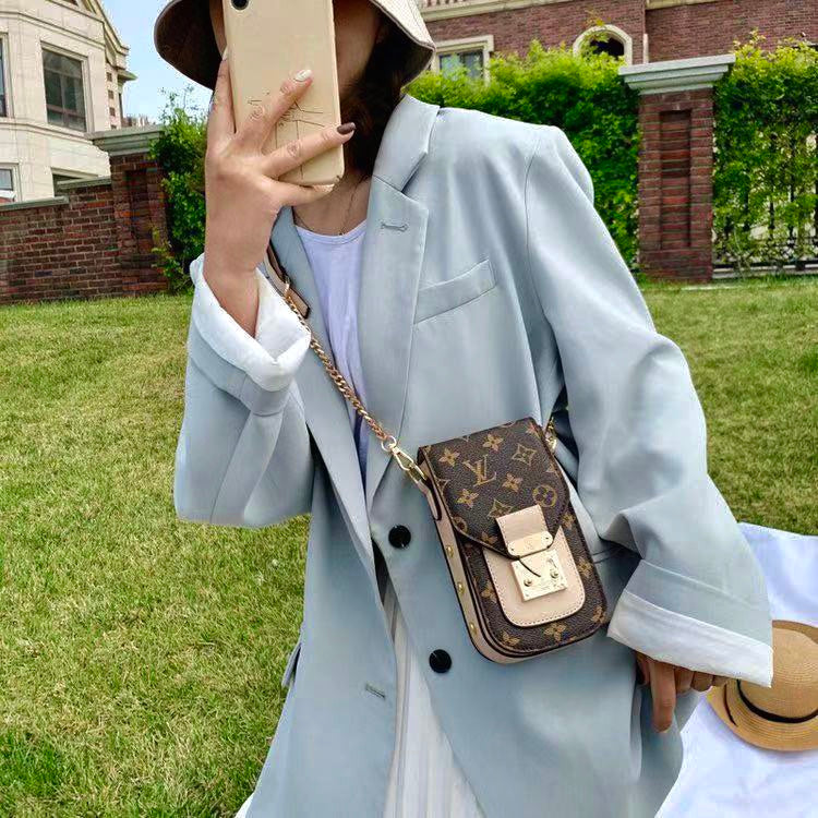 Crossbody Leather Phone Bag-1-2