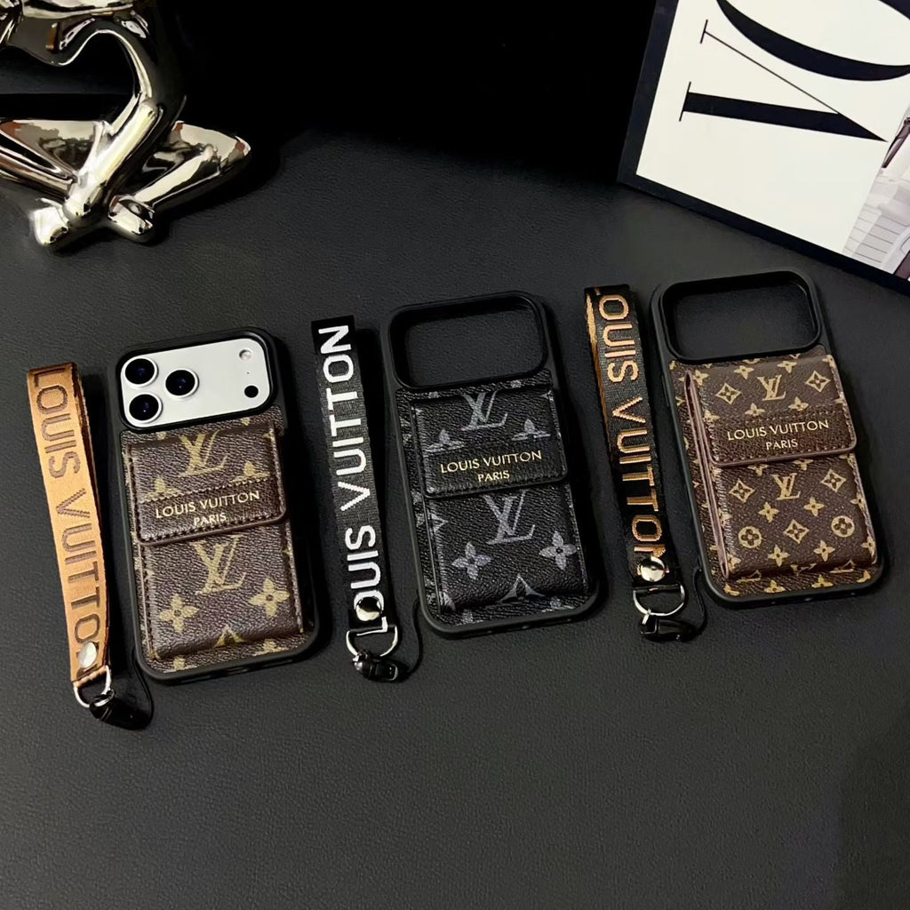 Fashion Card Holder Phone Case For iPhone
