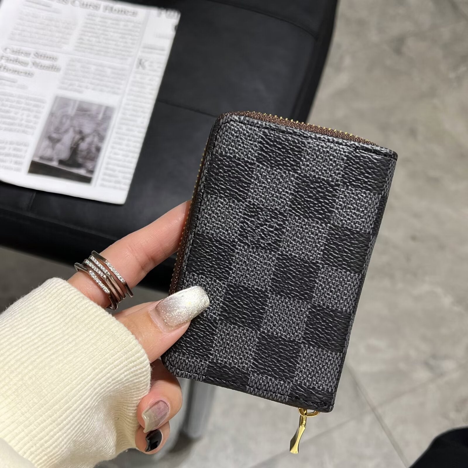 Luxury Monogram Zipper Wallet Collection – LV, GG, and BBRs