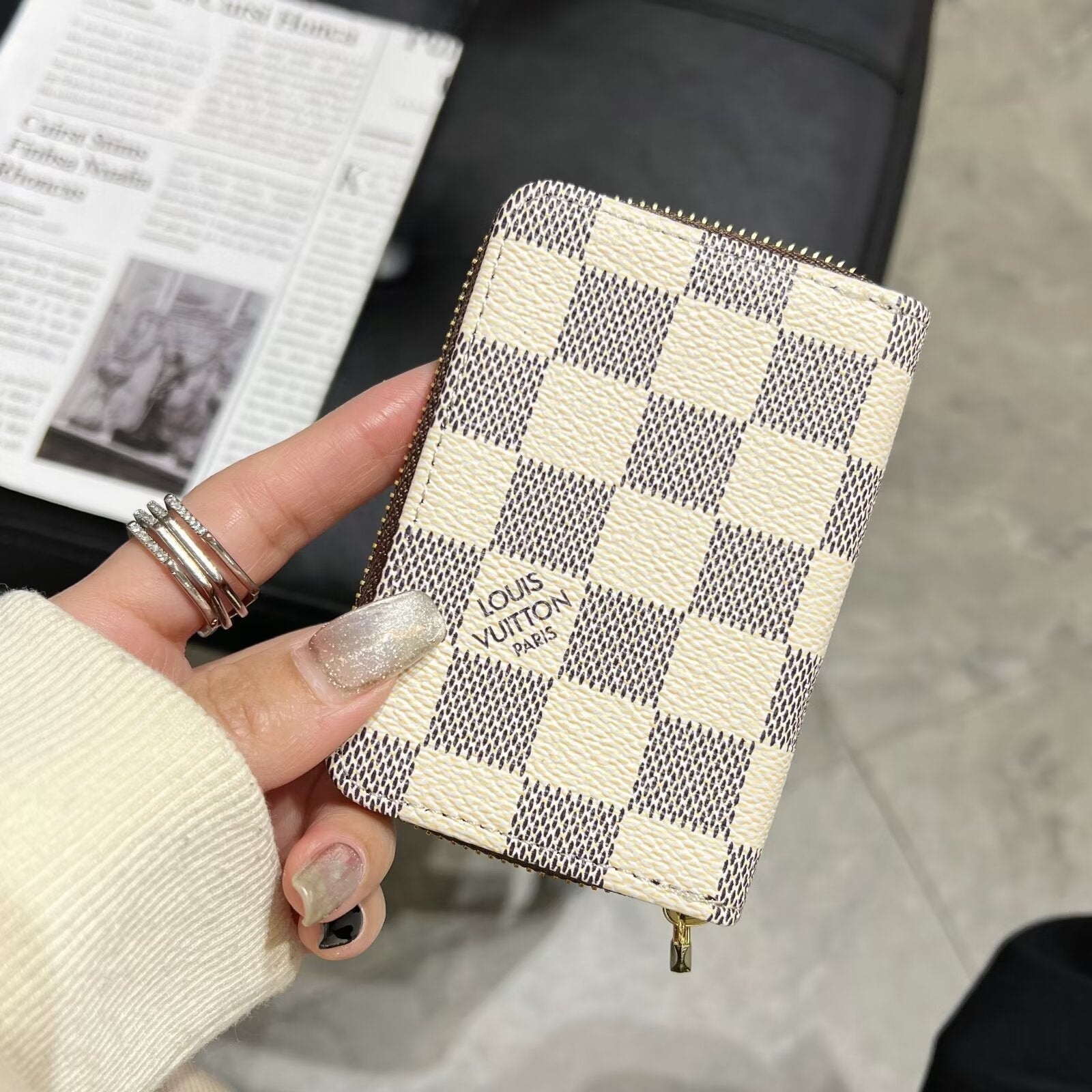 Luxury Monogram Zipper Wallet Collection – LV, GG, and BBRs