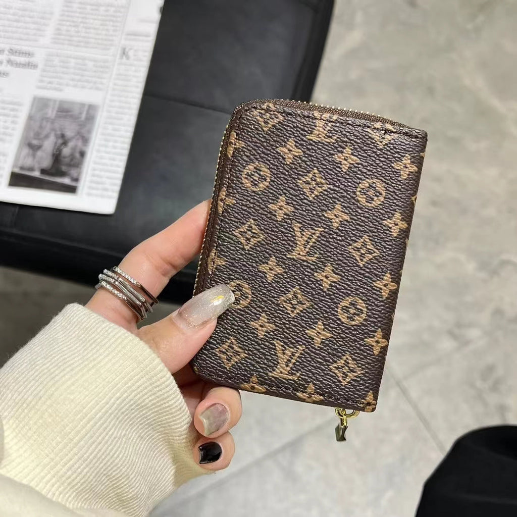 Luxury Monogram Zipper Wallet Collection – LV, GG, and BBRs