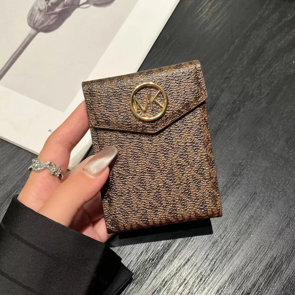 Luxury MK & CO -Inspired Monogram Card Holder Walletss