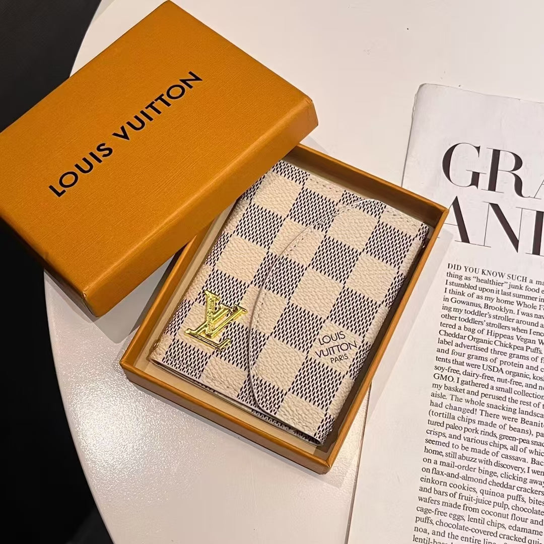 Luxury LV & GG-Inspired Monogram Compact Wallet Collections