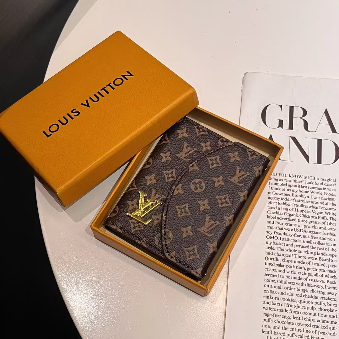 Luxury LV & GG-Inspired Monogram Compact Wallet Collections