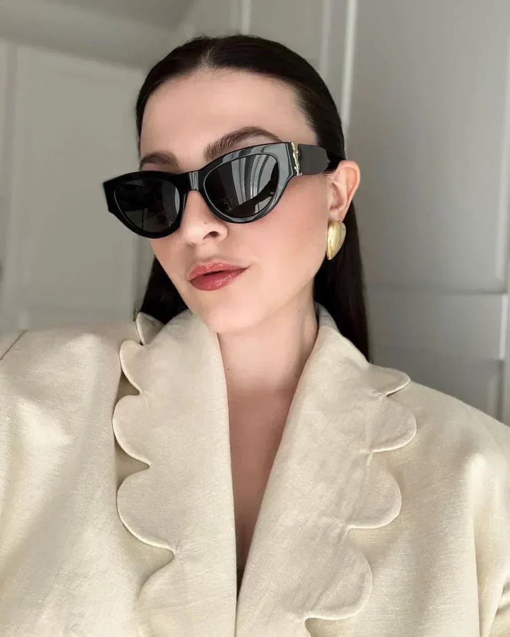 Luxury Large Frame Sunglasses Y-019s
