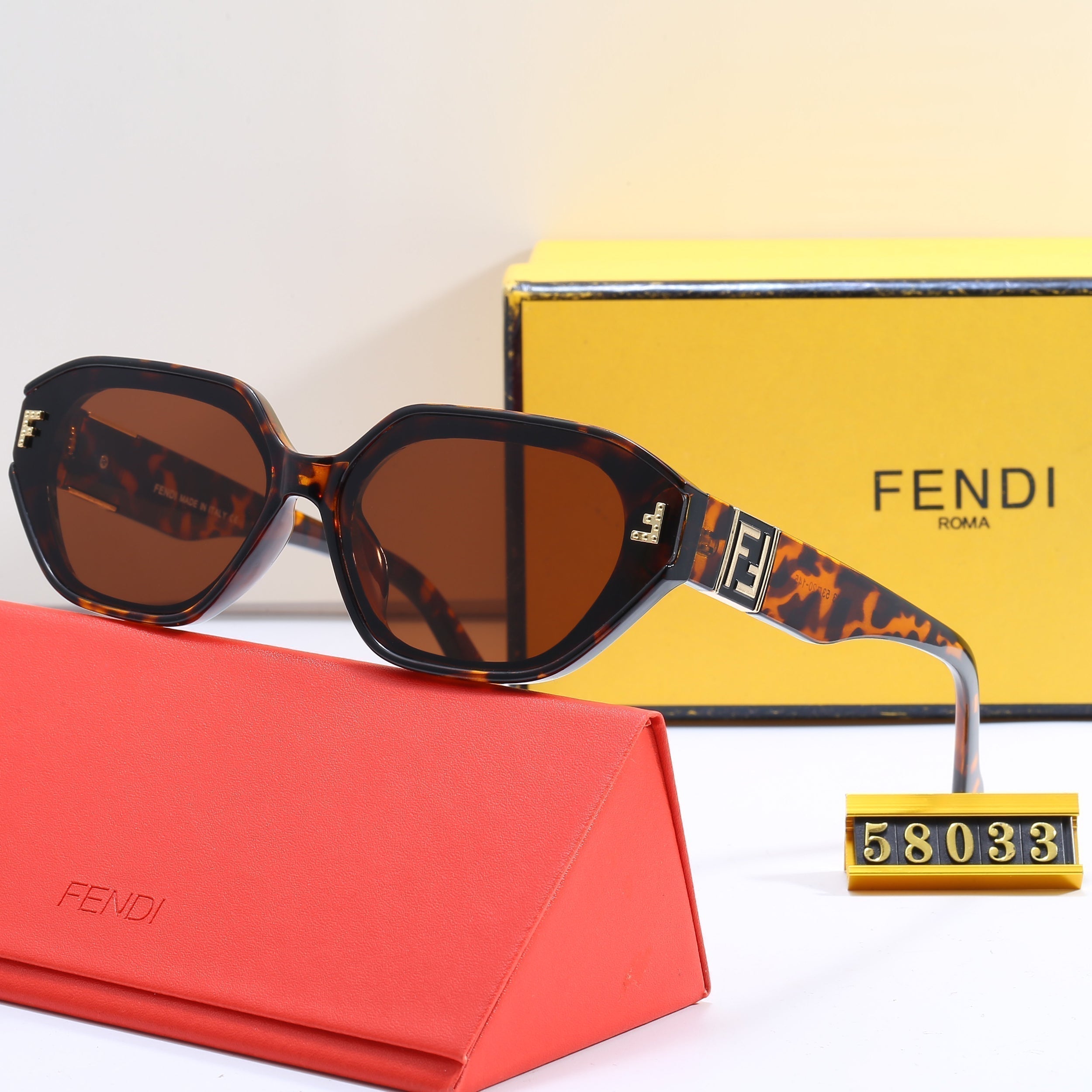 Hexagonal Cat Eye Sunglasses 58033s