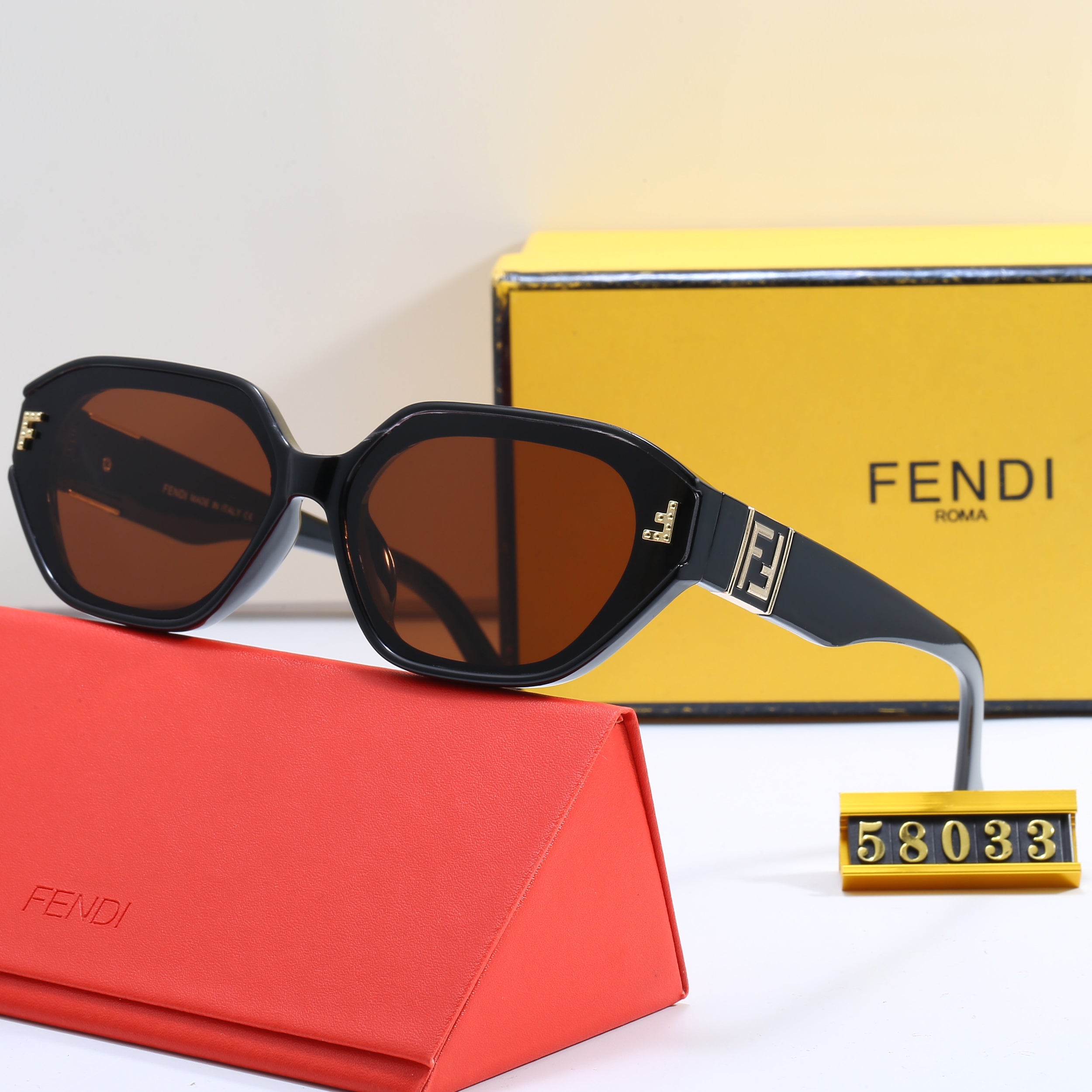Hexagonal Cat Eye Sunglasses 58033s