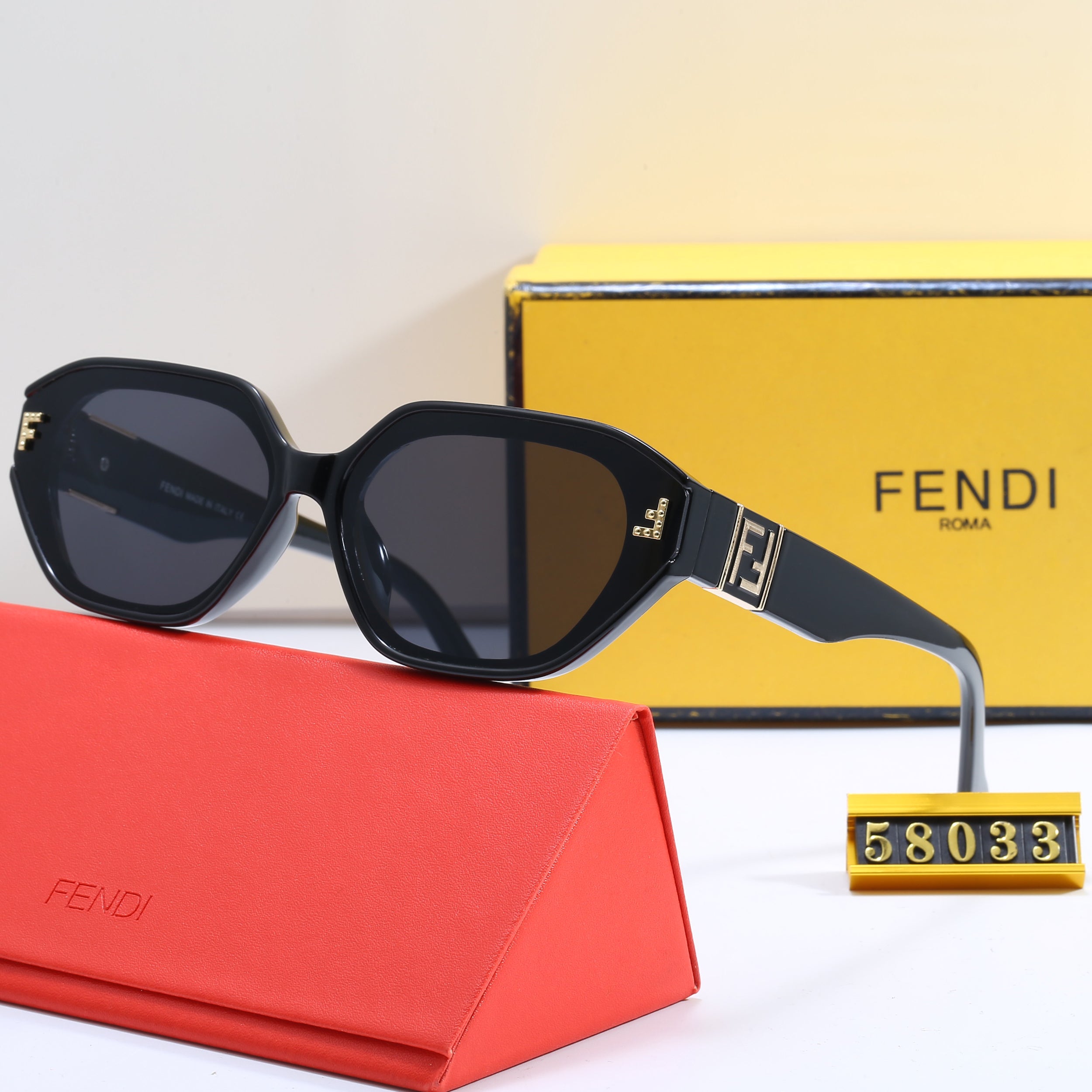 Hexagonal Cat Eye Sunglasses 58033s