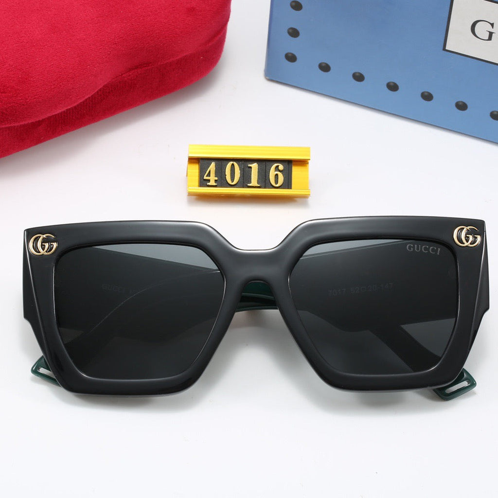 Fashionable wide temple sunglasses 4016s
