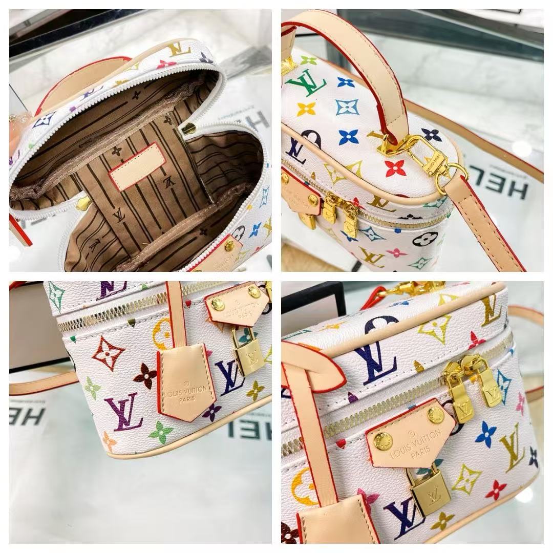 Vintage-Inspired Box hand bag – Elegant Monogram Tote Box-1-2