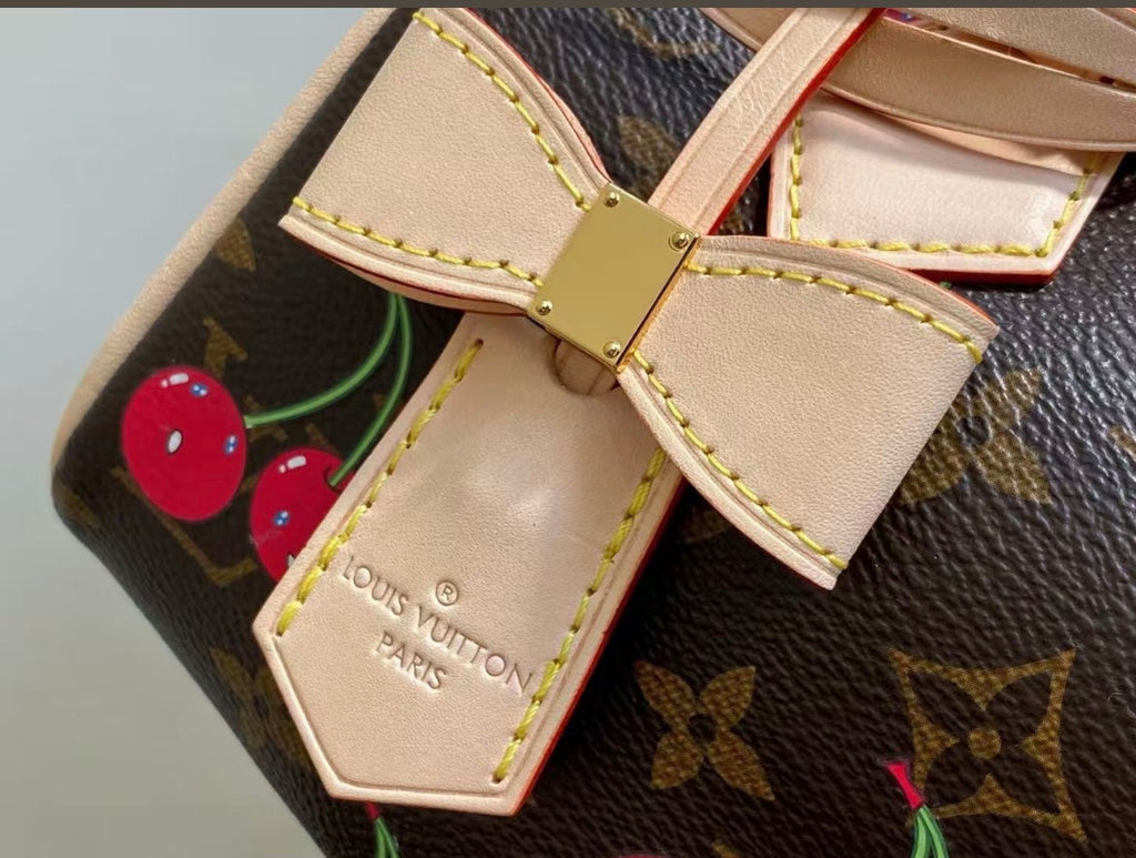 🌟 L$V Cherry Keychain: Cute + Luxury, All in One 🍒✨s