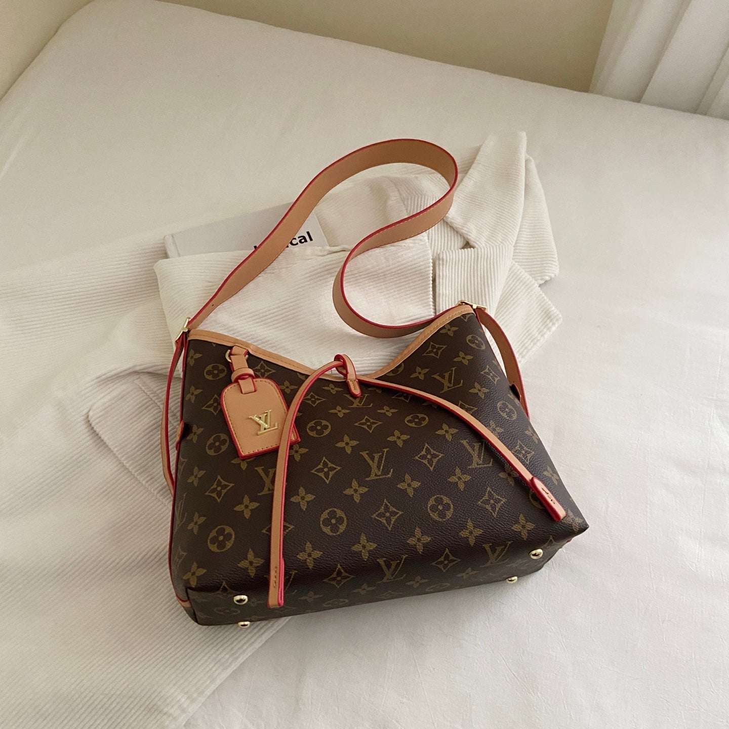 Monogram Cross-Strap Shoulder Bag-1