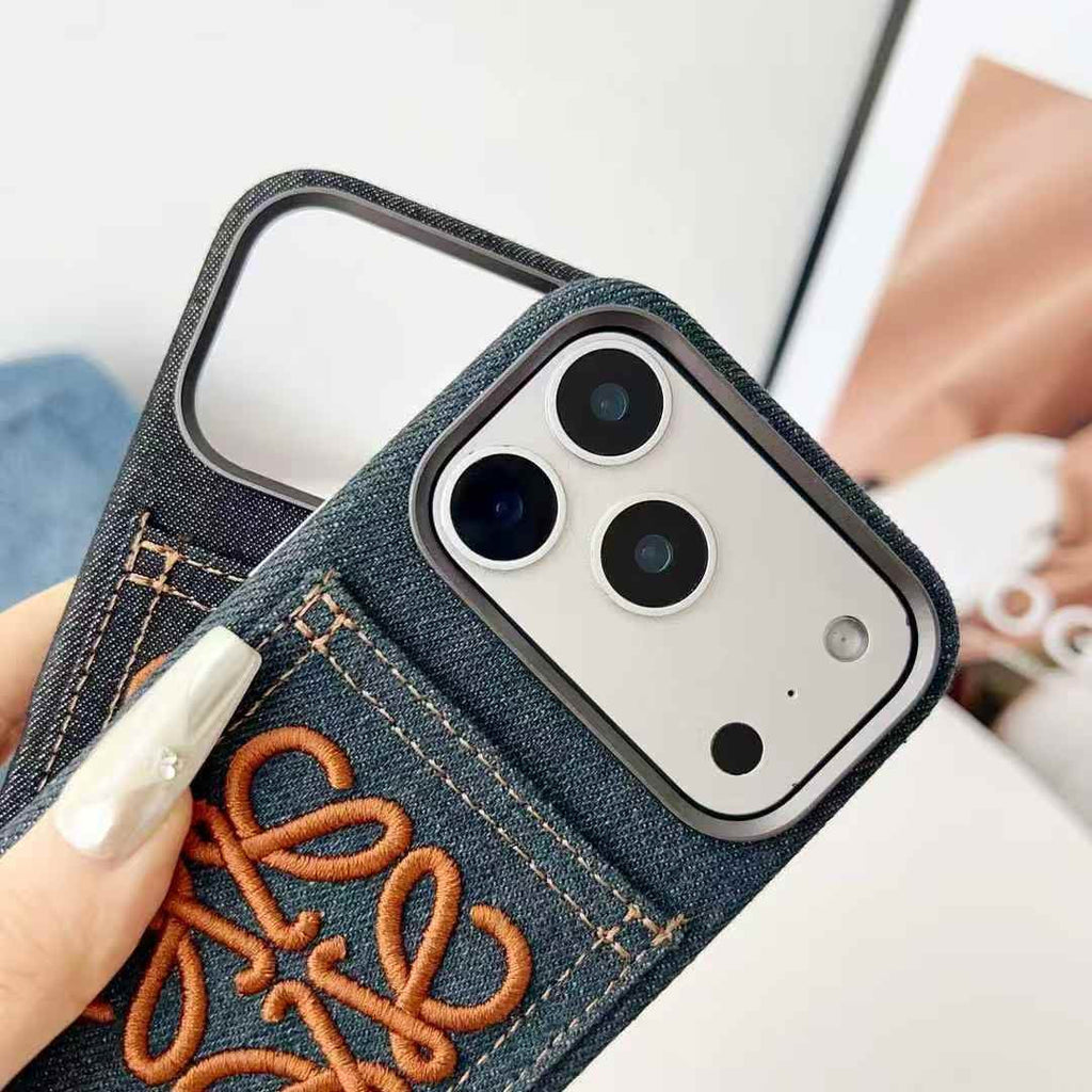 Denim design Phone Case For iPhone