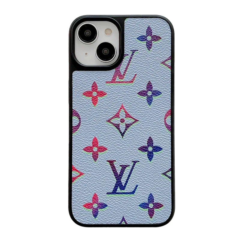 Lou Color Leather iPhone Case