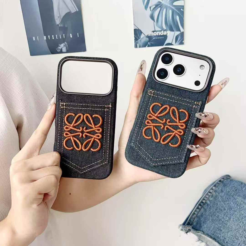 Denim design Phone Case For iPhone