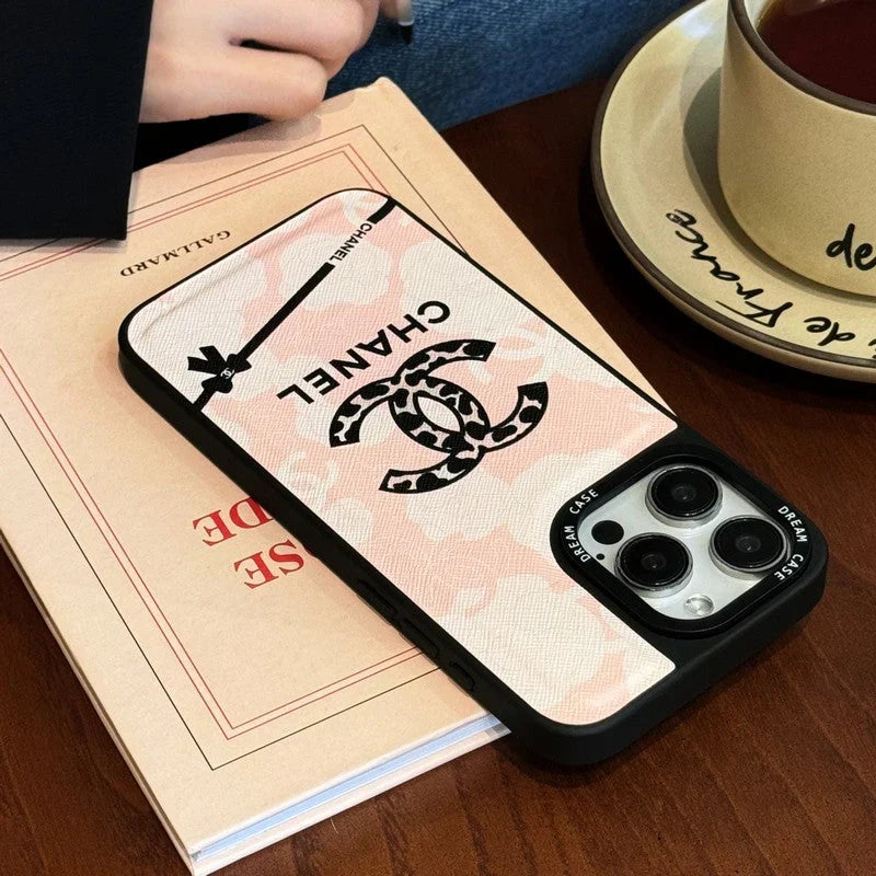 CC Camellia Leather iPhone Case
