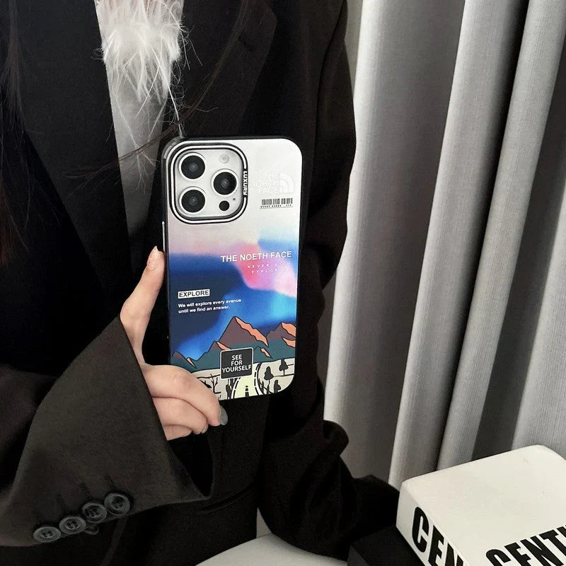 TNFace Mountains iPhone Case