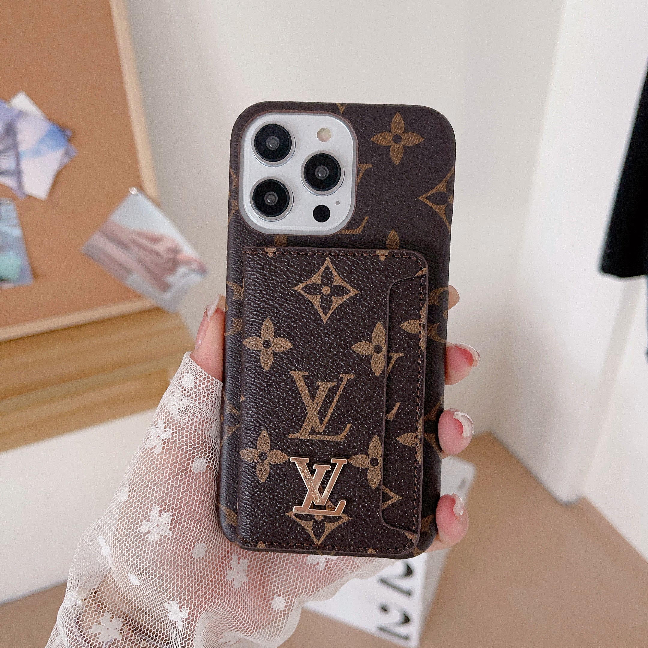 Lou Card Holder iPhone Case