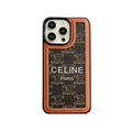 White Celine iPhone Case With Strap-SZ231124