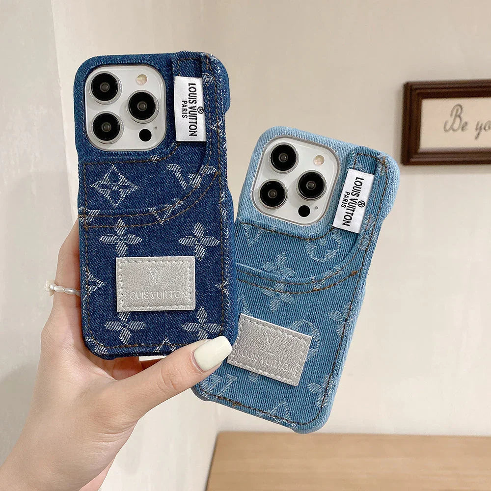 Lou Jeans Pattern iPhone Case