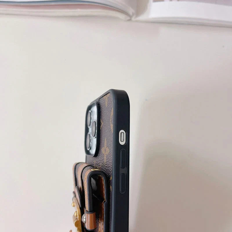 GG Lou Card Holder iPhone Case