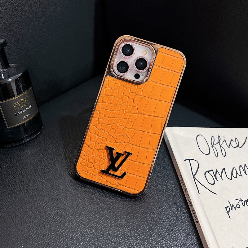 Lou Crocodile Pattern Color iPhone Case