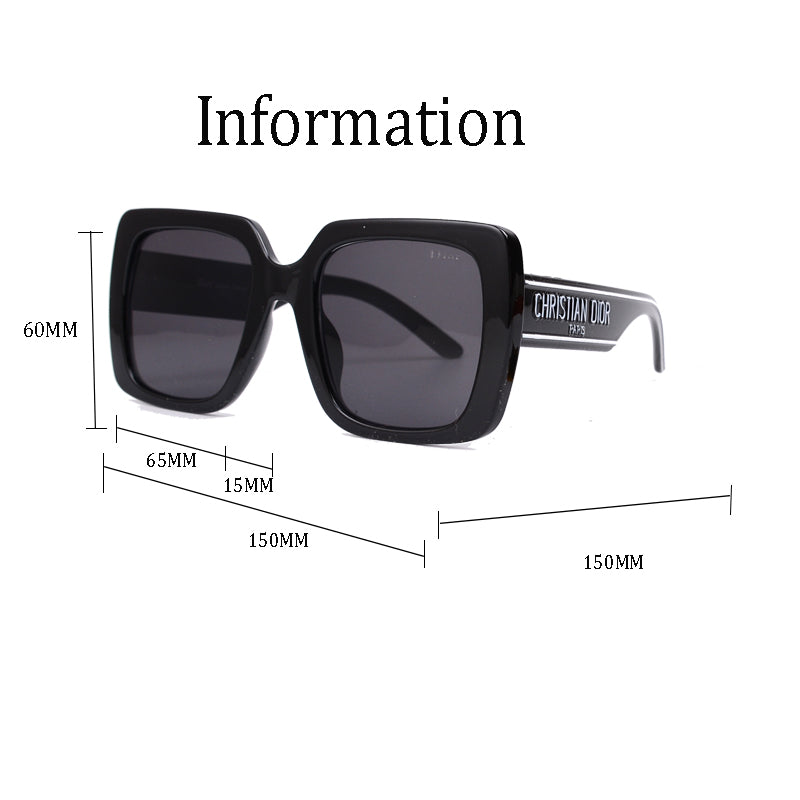 Luxury Large Frame Sunglasses Y-535s
