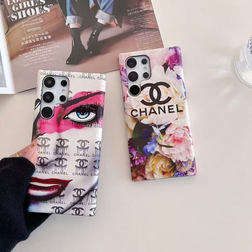 White Flowers Galaxy Case For Samsung
