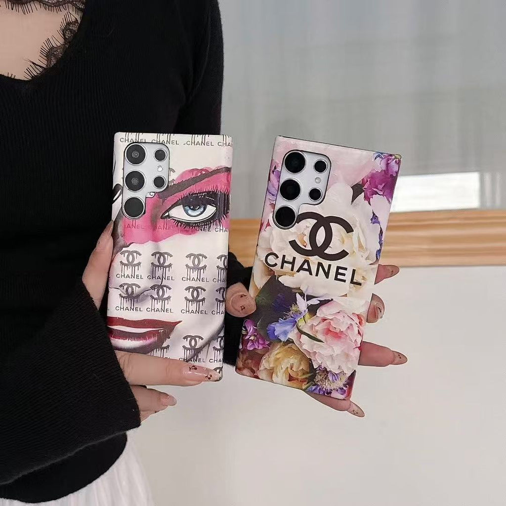 White Flowers Galaxy Case For Samsung