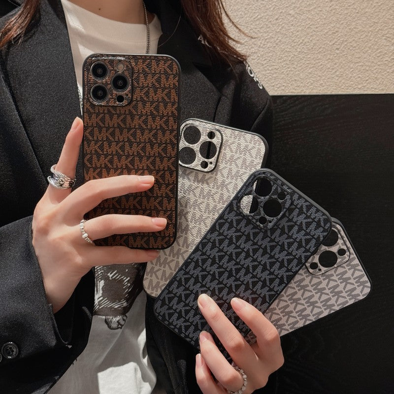 MK Leather iPhone Case