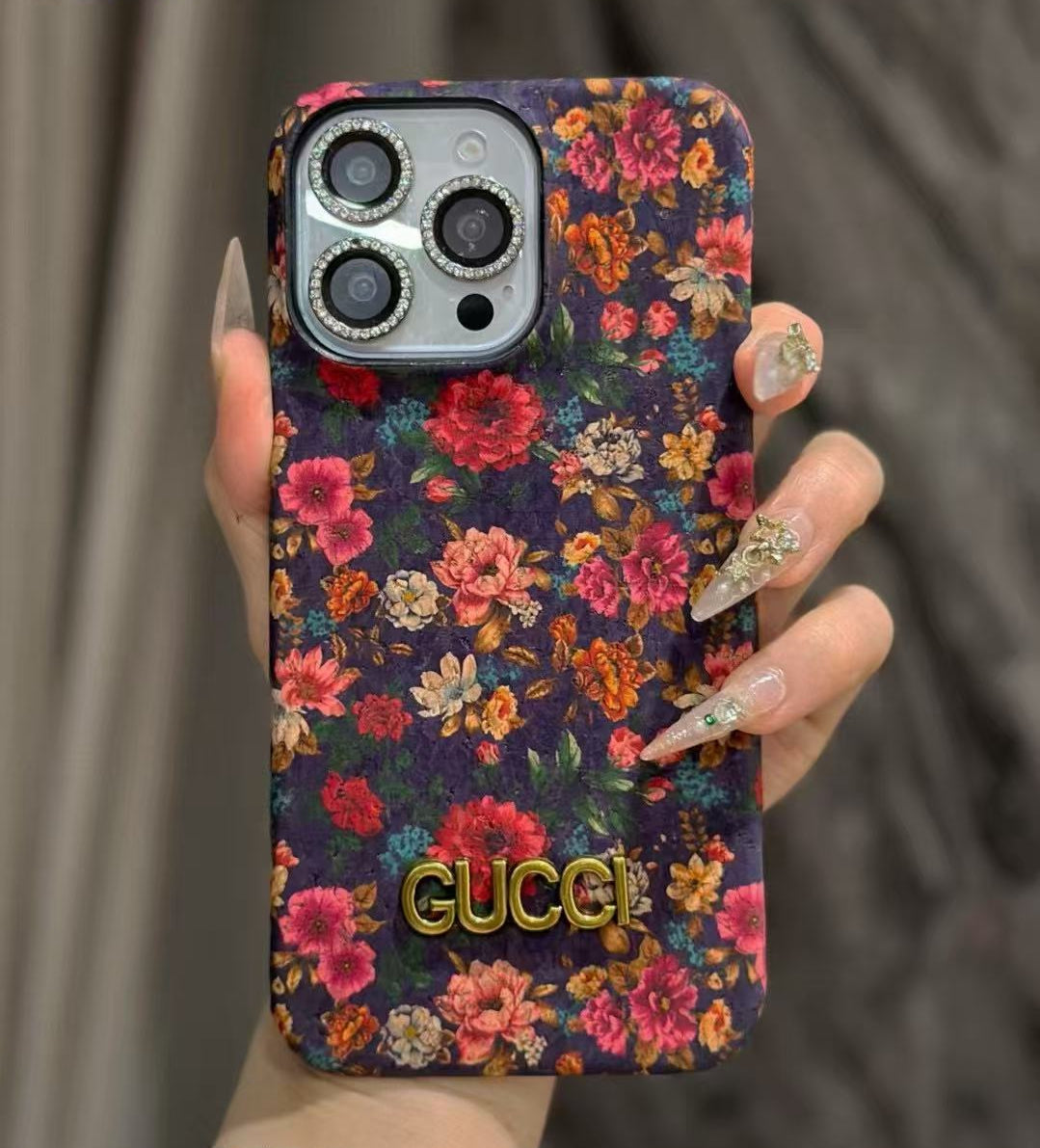 Flowers Purple Style Phone Case For iPhone