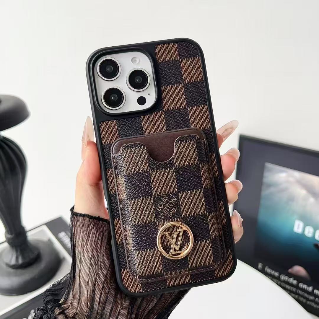 Fashion Card Holder Phone Case For iPhone