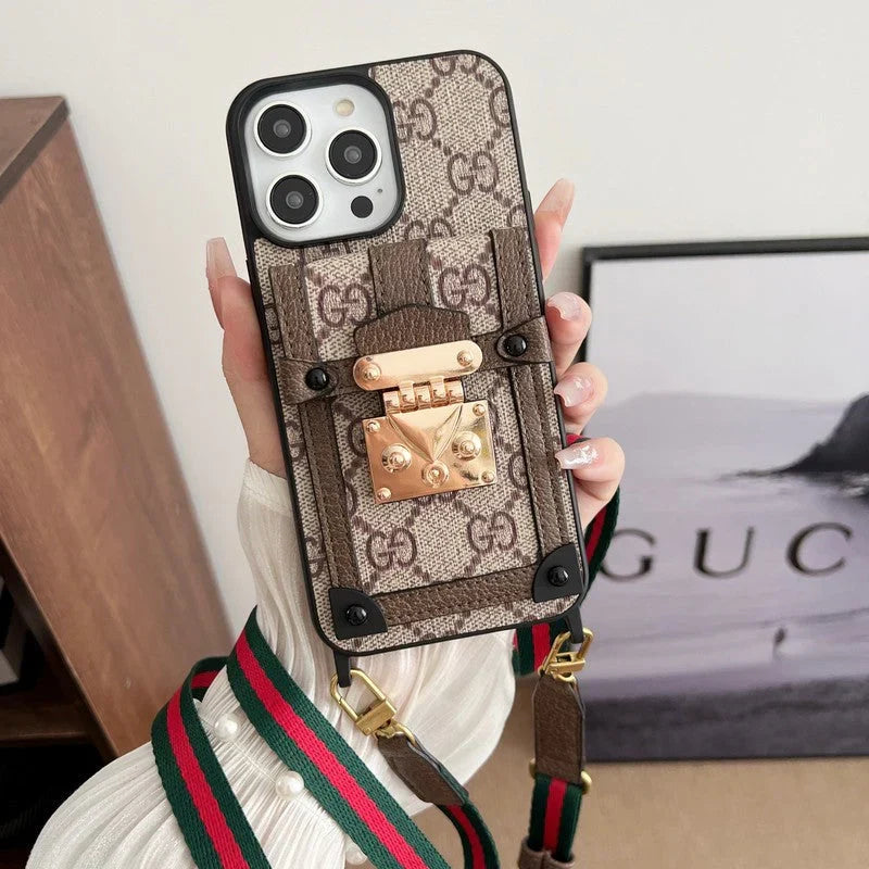 GG Card Bag Chain Classic iPhone Case