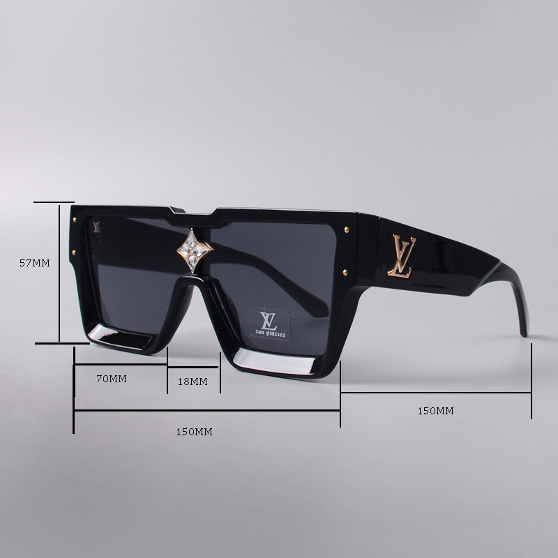 Luxury Large Frame Fashion Sunglasses—82978s