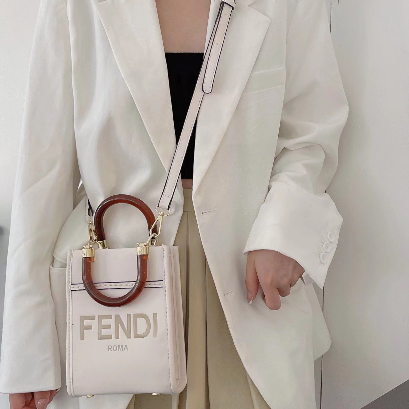 Classic Tote Bag With Crossbody-1-2