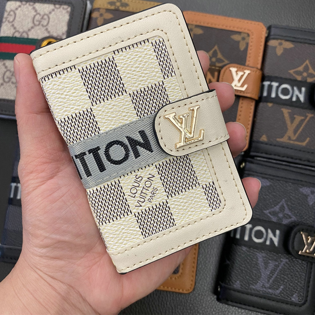 Leather High Quality Flip Card Holder