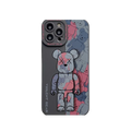 Spilt Red Bear iPhone Case