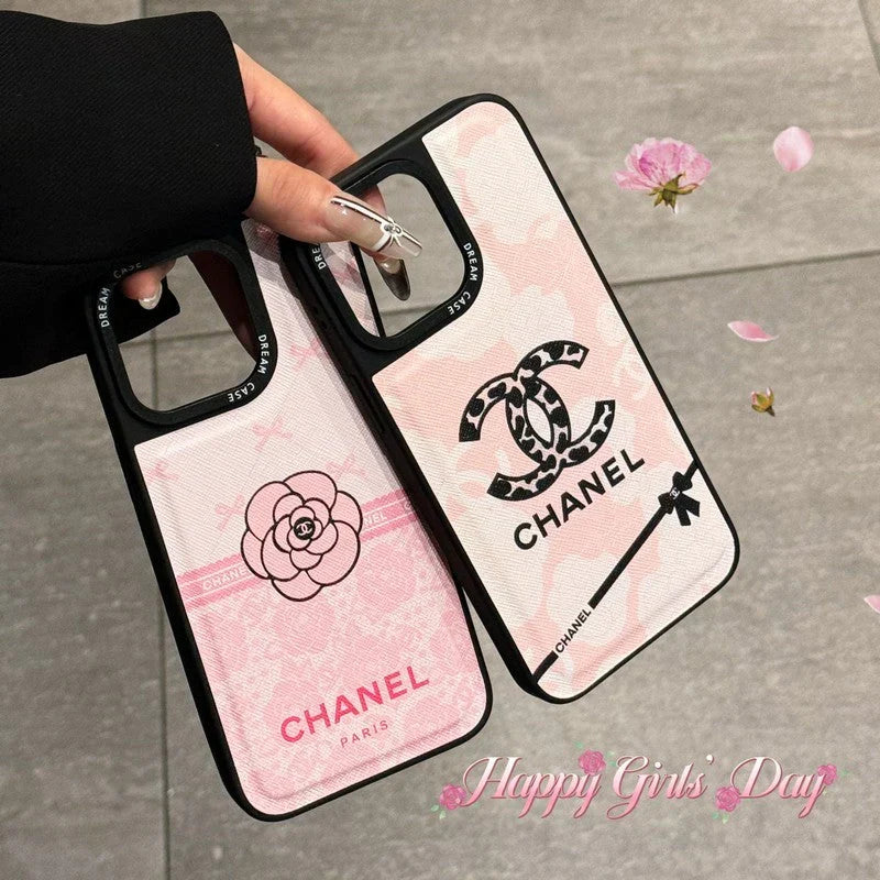 CC Camellia Leather iPhone Case