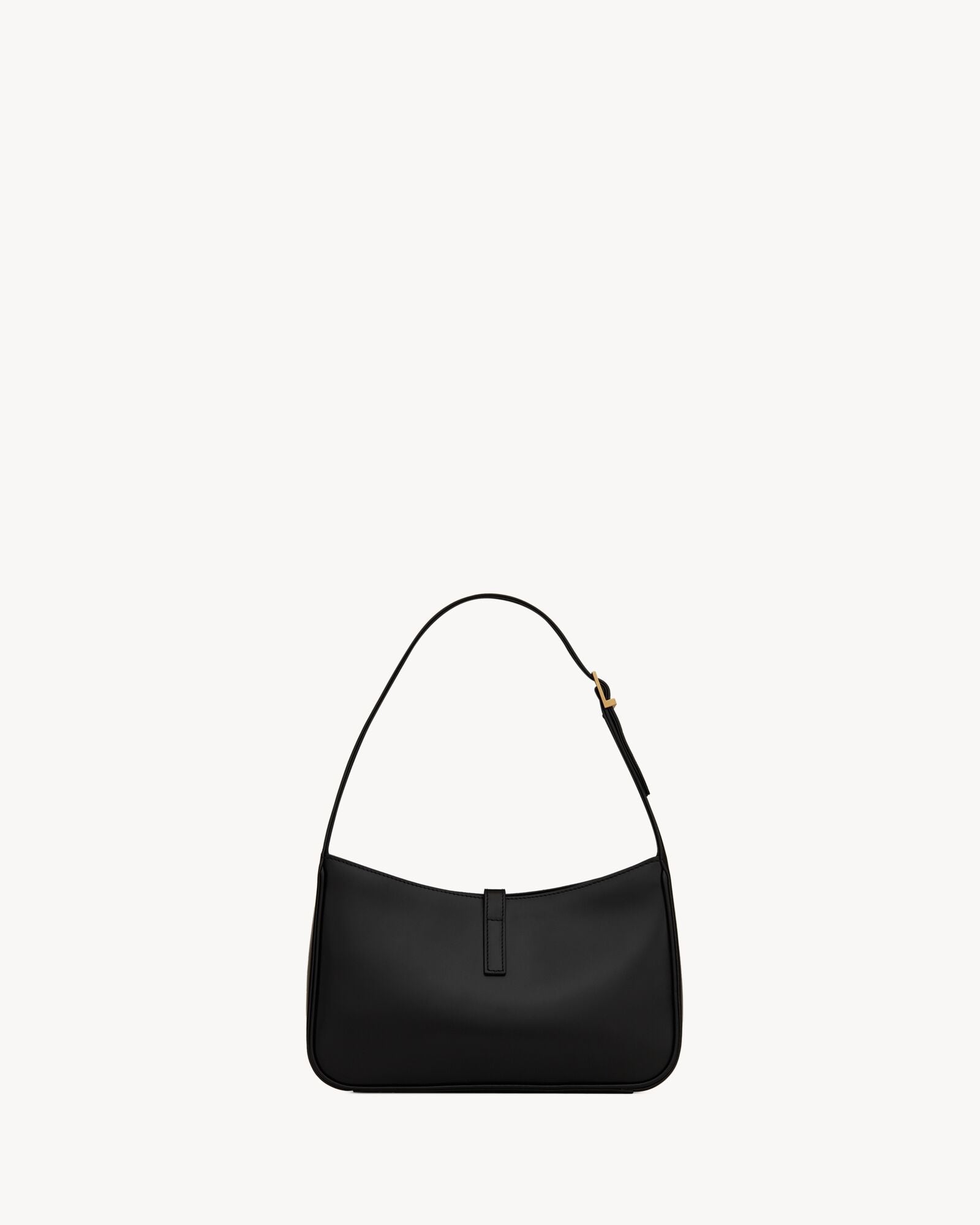 Saint Laurent Le 5 à 7 Patent Leather Hobo – Burgundy Elegance-1-2