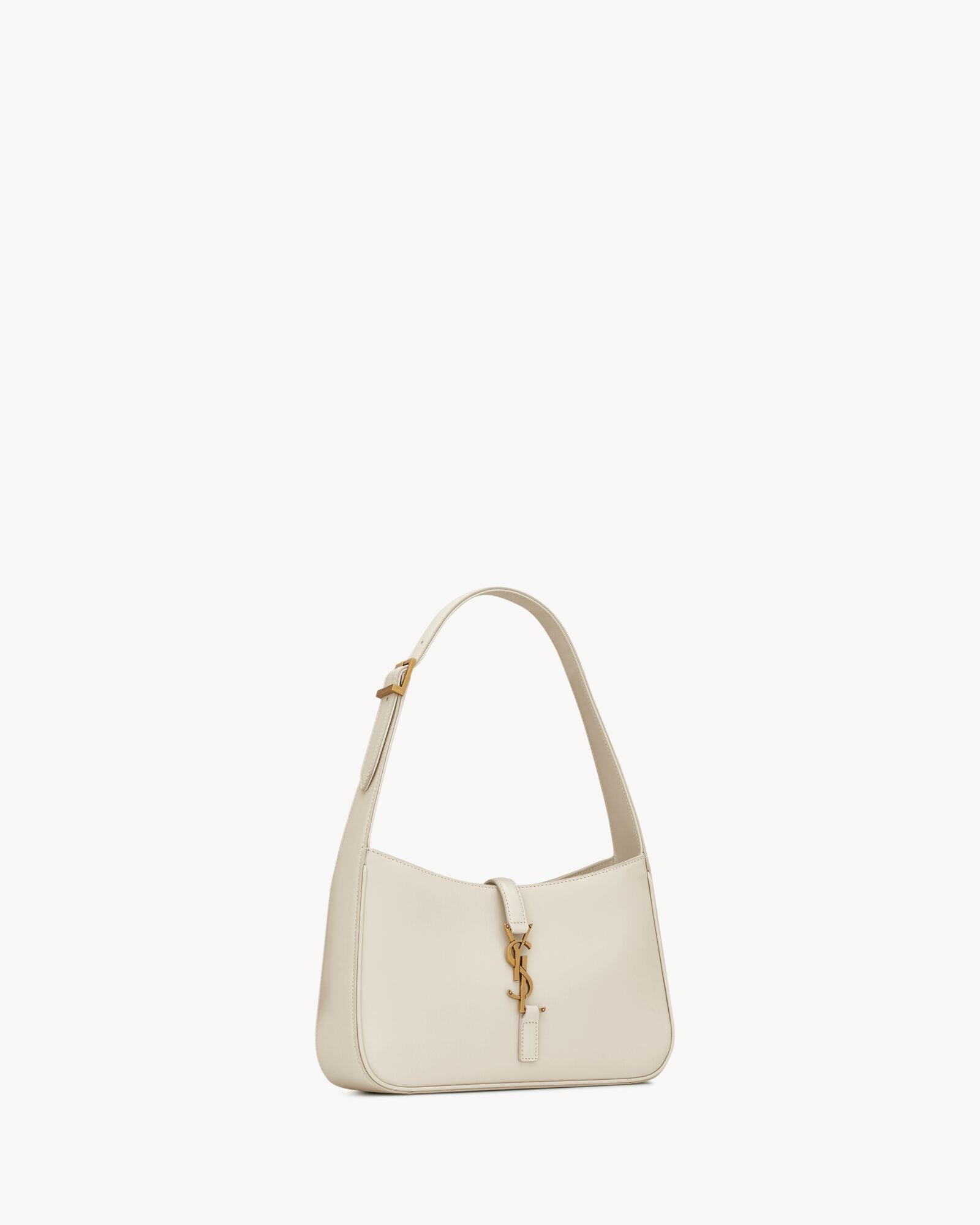 Saint Laurent Le 5 à 7 Patent Leather Hobo – Burgundy Elegance-1-2