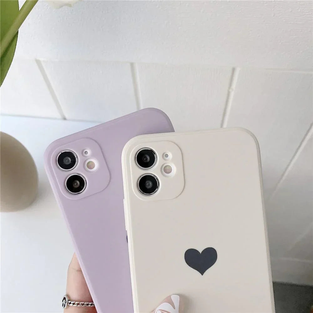 Heart Matte iPhone Case