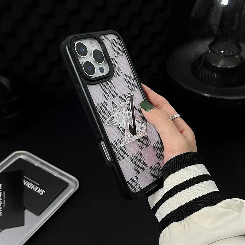 Lou Black Corner iPhone Case